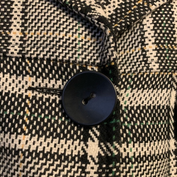Cute Plaid Flared Blazer Small EUC - Picture 3 of 10